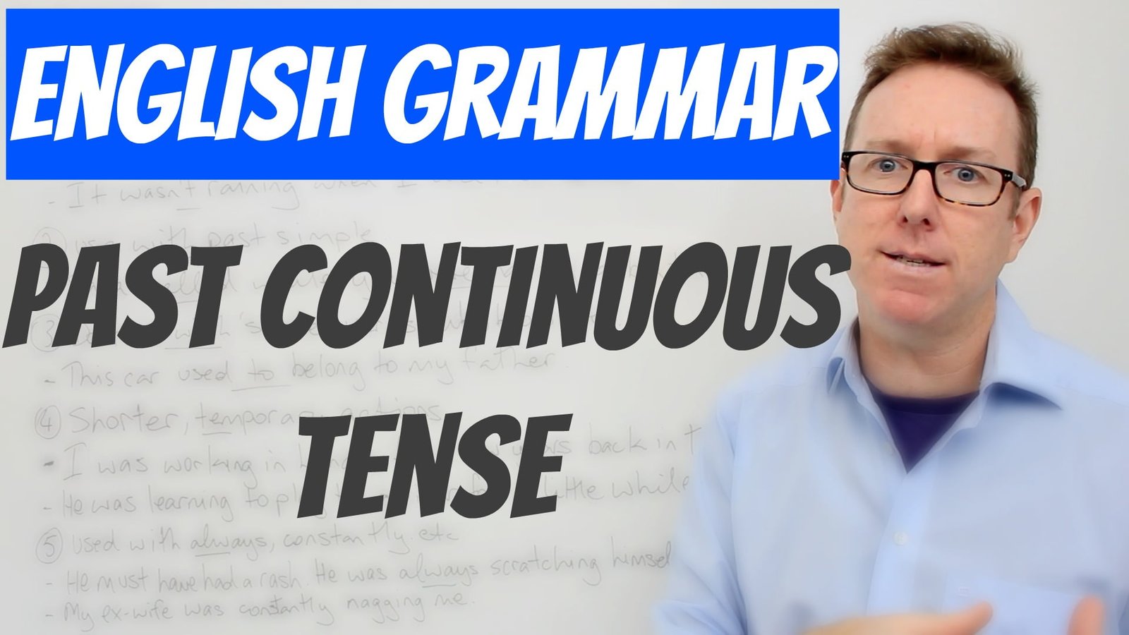 English grammar - Past continuous tense - Your English Web