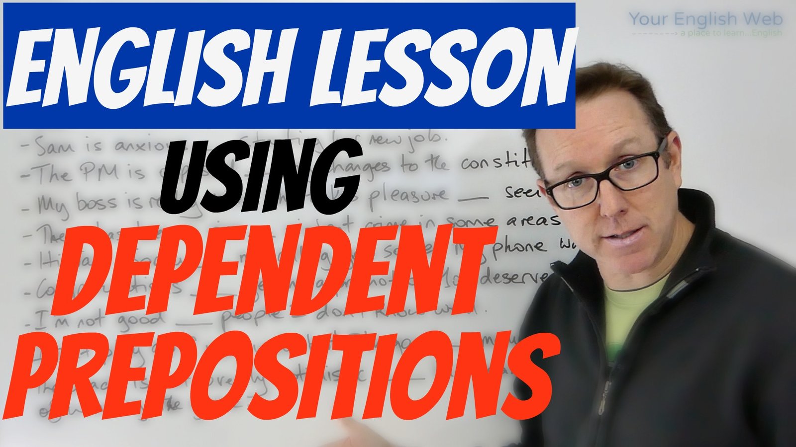 using dependent prepositions