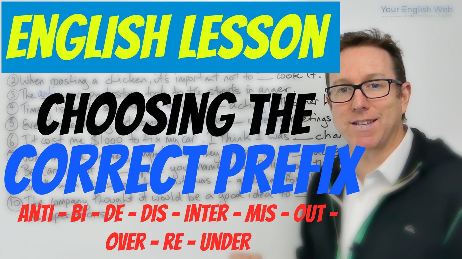 Choosing the correct prefix in English - Your English Web
